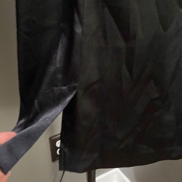 CONNECTED APPAREL SLEEVELESS BEADED TIERED Satin DRESS - Picture 8 of 12